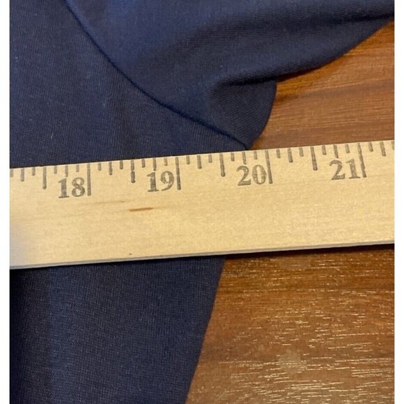 Woman Within Medium 14/16 Maxi Dress Blue Embroidered Floral Boho Cottage Travel - Picture 5 of 10